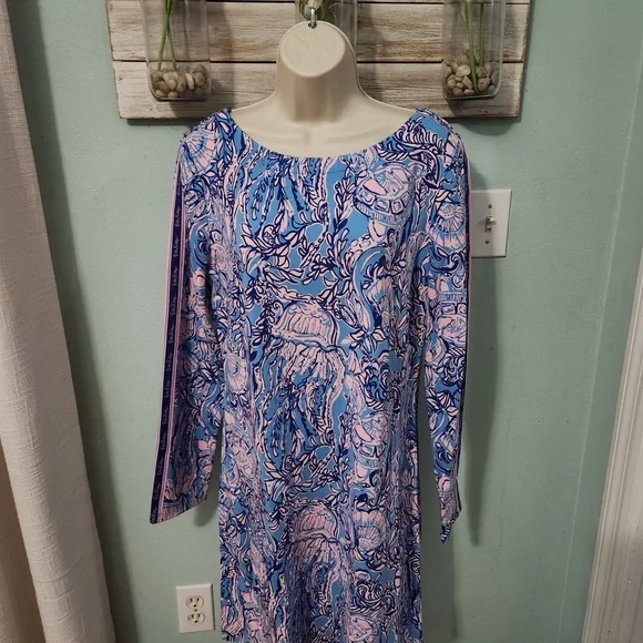 chinese dress ladies ALYSSA LONG SLEEVE DRESS, SALTY SANDBAR – Palm Place